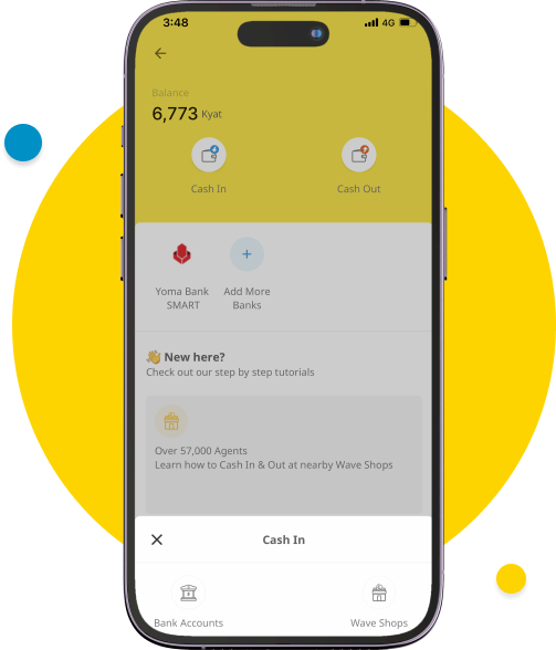 Tap “Bank Accounts”.