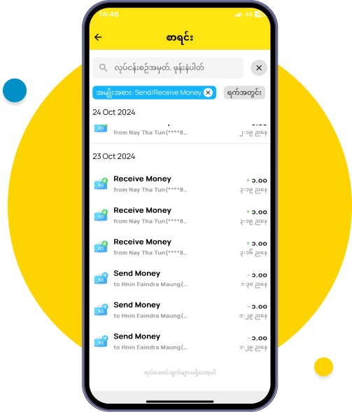 အမျိူးအစားအလိုက်ရွေးချယ်ထားသော အသေးစိတ်အချက်အလက်များအား စစ်ဆေးနိုင်မှာဖြစ်ပါသည်။ 