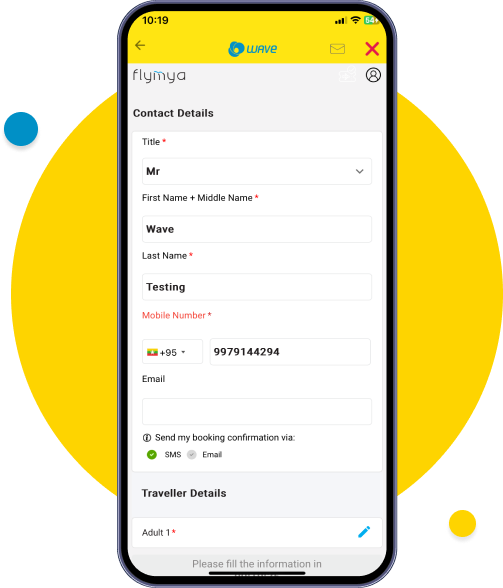 Then, tap “Pay And Book”