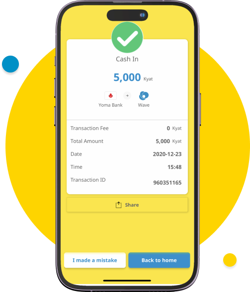 A review page of transaction will appear, and tap “Continue”.