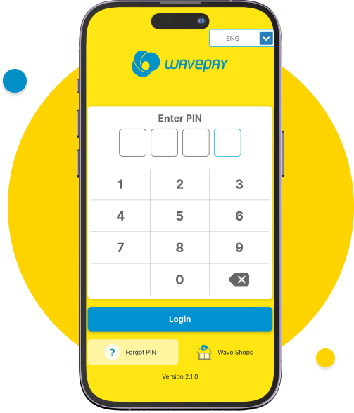 Please type your 4-digit PIN again and tap “Login”.