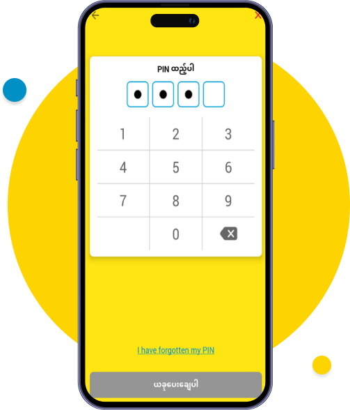 Then, type your 4-digit PIN and tap “Pay Now” to complete the payment process.