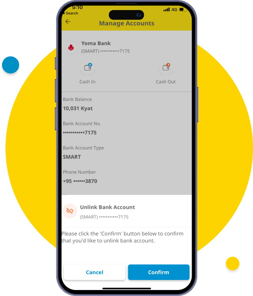 If you are sure to unlink, tap “Confirm”